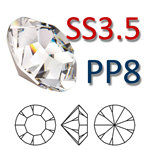 Preciosa® Chaton MAXIMA Stones PP8 (SS3.5)