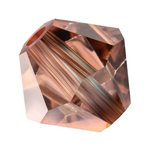 Preciosa® Rondelle Bicone Bead - 4mm Crystal Capri Gold