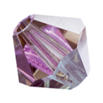 Preciosa® Rondelle Bicone Bead - 4mm Crystal Vitrail Light