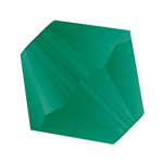 Preciosa® Rondelle Bicone Bead - 4mm Emerald Matt