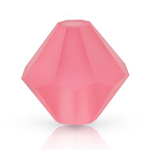 Preciosa® Rondelle Bicone Bead - 3mm Indian Pink Matt