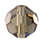 Preciosa® Simple Round Bead - 6mm Black Diamond