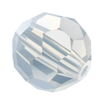 Preciosa® Simple Round Bead - 6mm White Opal