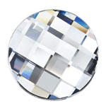 Preciosa® Chessboard Circle MAXIMA Hot Fix 6mm Crystal Clear