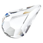 Preciosa® Pear MAXIMA Flat Back 8x4.8mm Crystal Clear