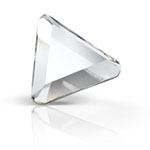 Preciosa® Triangle MAXIMA Flat Back 6mm Crystal Clear