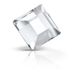 Preciosa® Square MAXIMA Hot Fix 3mm Crystal Clear