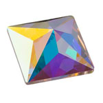 Preciosa® Pyramid MAXIMA Flat Back 8mm Crystal AB