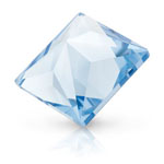 Preciosa® Pyramid MAXIMA Hot Fix 12mm Light Sapphire