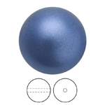 Preciosa® Nacre Round Pearl MAXIMA 1H - 12mm Pearl Effect Blue