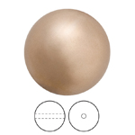 Preciosa® Nacre Round Pearl MAXIMA 1H - 10mm Pearl Effect Bronze