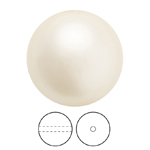 Preciosa® Nacre Round Pearl MAXIMA 1H - 10mm Pearl Effect Cream