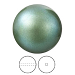 Preciosa® Nacre Round Pearl MAXIMA 1H - 10mm Pearlescent Green