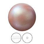 Preciosa® Nacre Round Pearl MAXIMA 1H - 10mm Pearlescent Pink