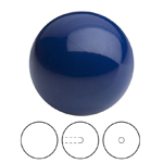 Preciosa® Nacre Round Pearl MAXIMA 1/2H - 12mm Crystal Navy Blue