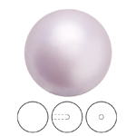 Preciosa® Nacre Round Pearl MAXIMA 1/2H - 10mm Pearl Effect Lavender
