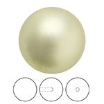 Preciosa® Nacre Round Pearl MAXIMA 1/2H - 10mm Pearl Effect Light Green