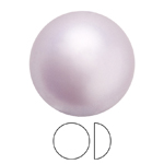 Preciosa® Nacre Pearl Round Cabochon - 3mm Pearl Effect Lavender