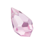 Preciosa® Drop Pendant 1H - 10x6mm Pink Sapphire