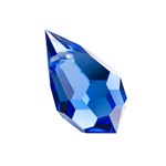 Preciosa® Drop Pendant 1H - 10x6mm Sapphire