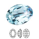 Preciosa® Oval MAXIMA - 8x6mm Aqua Bohemica