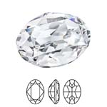 Preciosa® Oval MAXIMA - 6x4mm Crystal Clear