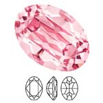 Preciosa® Oval MAXIMA - 18x13mm Light Rose