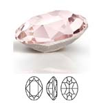 Preciosa® Oval MAXIMA - 18x13mm Vintage Rose