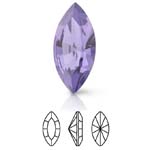 Preciosa® Navette MAXIMA - 4x2mm Tanzanite