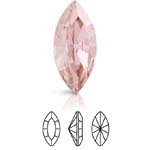 Preciosa® Navette MAXIMA - 4x2mm Vintage Rose