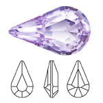 Preciosa® Point Back MAXIMA Fancy Stone - Pear 10x6mm Violet