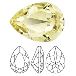 Preciosa® Baroque Pear MAXIMA - 10x7mm Jonquil