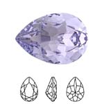 Preciosa® Baroque Pear MAXIMA - 14x10mm Tanzanite