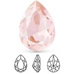 Preciosa® Baroque Pear MAXIMA - 14x10mm Vintage Rose