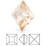 Preciosa® Square MAXIMA - 1.5x1.5mm Crystal Honey