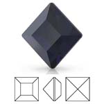 Preciosa® Square MAXIMA - 4x4mm Dark Indigo