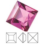 Preciosa® Square MAXIMA - 2x2mm Fuchsia