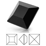 Preciosa® Square MAXIMA - 2x2mm Jet