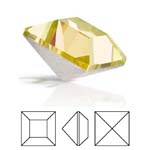 Preciosa® Square MAXIMA - 3x3mm Jonquil