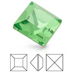 Preciosa® Square MAXIMA - 2x2mm Peridot