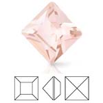 Preciosa® Square MAXIMA - 2x2mm Vintage Rose