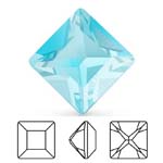 Preciosa® Square MAXIMA - 5x5mm Aqua Bohemica