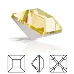 Preciosa® Square MAXIMA - 5x5mm Jonquil