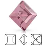 Preciosa® Square MAXIMA - 5x5mm Light Amethyst