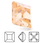 Preciosa® Square MAXIMA - 5x5mm Light Peach