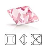 Preciosa® Square MAXIMA - 5x5mm Light Rose