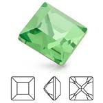 Preciosa® Square MAXIMA - 5x5mm Peridot