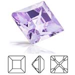 Preciosa® Square MAXIMA - 5x5mm Tanzanite