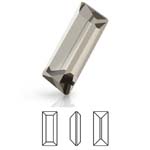 Preciosa® Baguette MAXIMA - 5x2.5mm Black Diamond