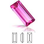 Preciosa® Baguette MAXIMA - 7x3mm Fuchsia